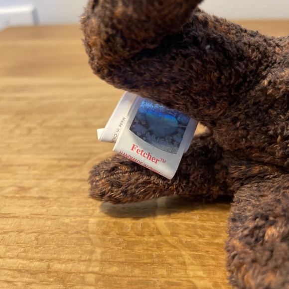 Ty Beanie Babies Fetcher Dog Brown Super Soft 2000 – New Tag Protector VINTAGE - Picture 5 of 9